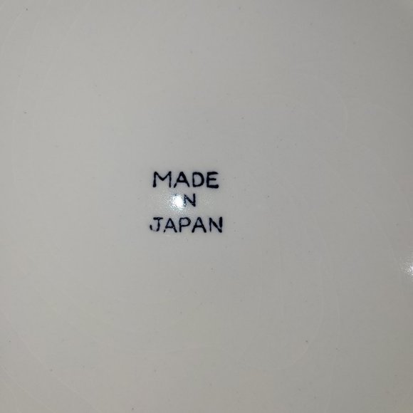 Vintage Floral Stoneware 10" Dinner Plate Set of 4 Made in Japan - Picture 2 of 4